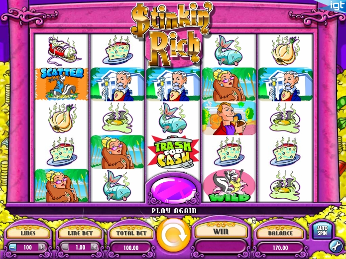 Play Stinkin Rich Slots online, free